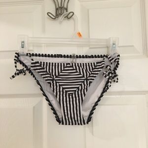 Victoria's Secret Striped Bikini Bottoms, Small